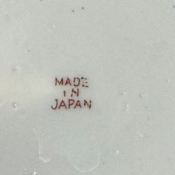 Antique Japanese Bone China Tea Cup & Saucer Set With Floral Pattern - Picture 7 of 8